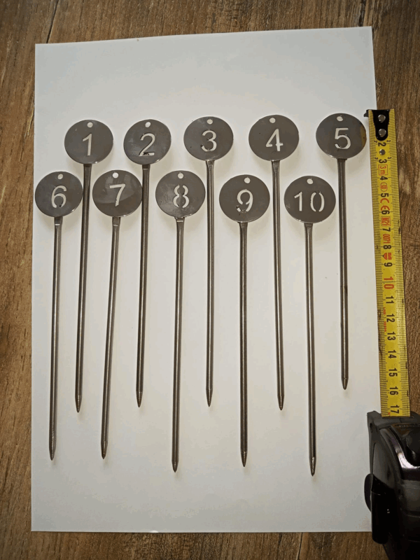 Pinchos numerados (1-10)